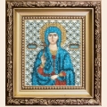 Набор для вышивания бисером ЧАРИВНА МИТЬ "Икона святой мученицы Пелагии"